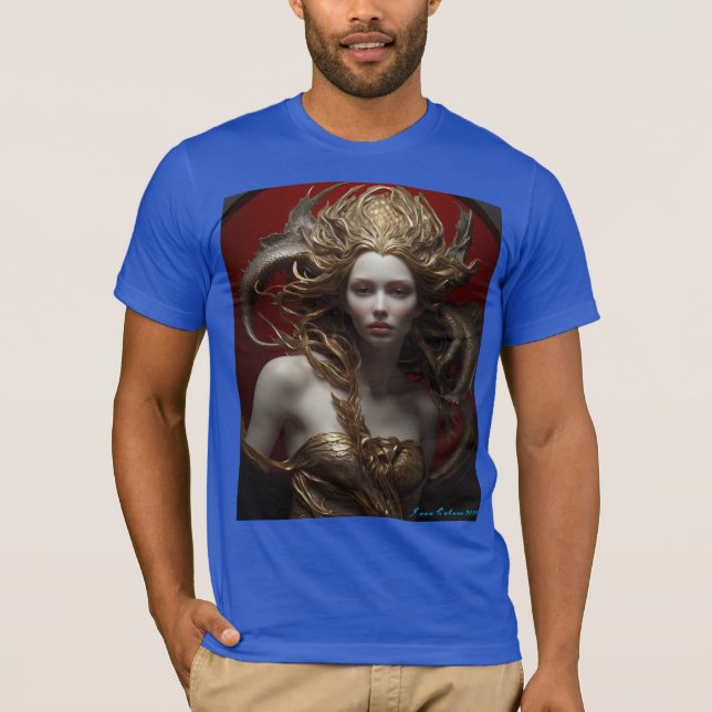 T-shirt La Dame De Poisson De Juan Cabana (Devant)