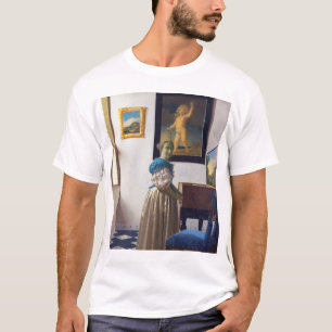 T-shirt La dame debout dans une virginale, Johannes Vermee