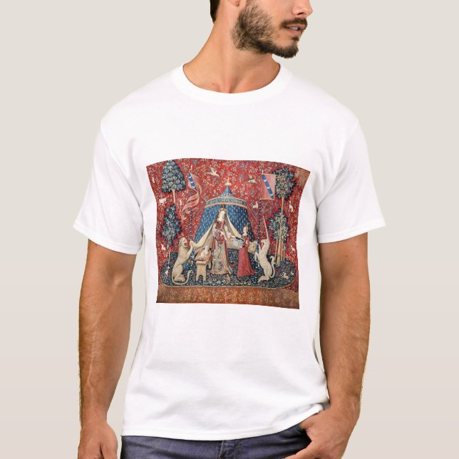T-shirt La Dame et l'Unicorne, À mon seul désir (Devant)