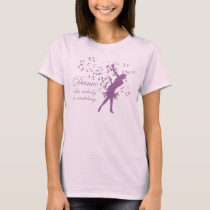 T-shirt La danse comme personne observe la chemise