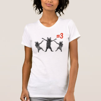 T-shirt la danse des chats égale trois OR