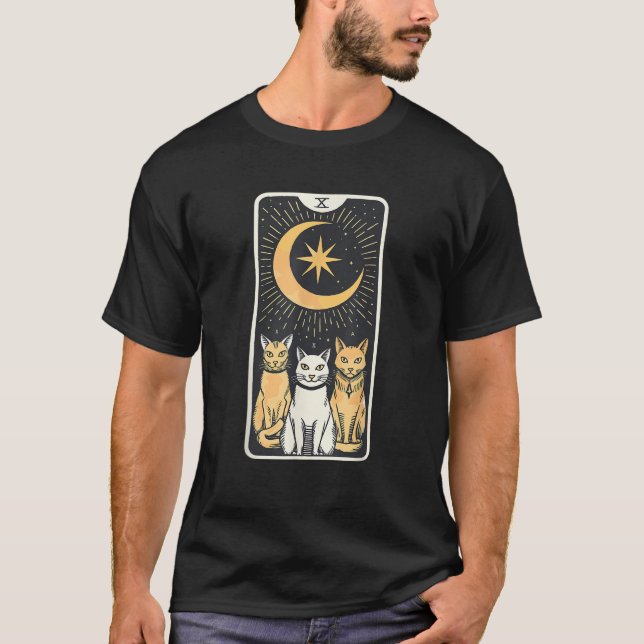 T-shirt La Danse du Chat du Tarot de la Lune (Devant)