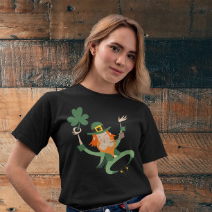 T-shirt La danse Leprechaun Chemises de Fête St. Patrick