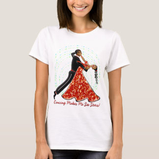 T-shirt La danse m'incite à voir des étoiles ! (Spaghetti