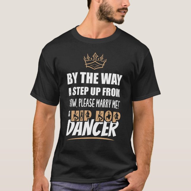 T-shirt La danseuse Hip hop est l'ultime en appel. Cadeau  (Devant)
