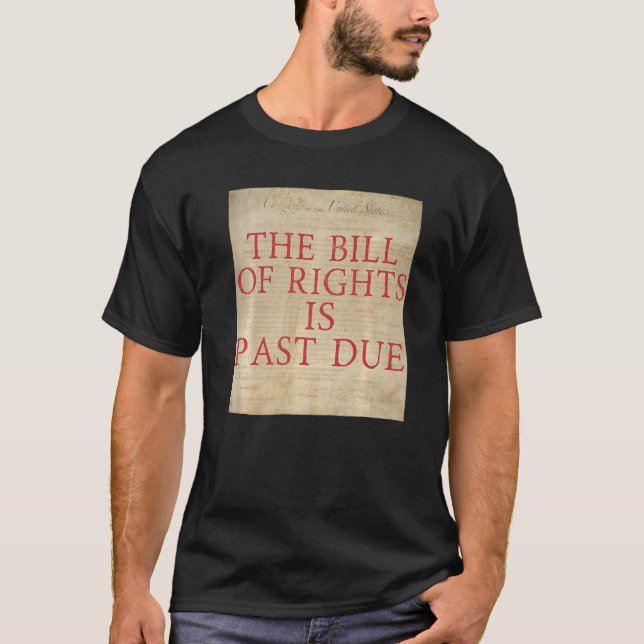 T-shirt La Déclaration des droits est passée due Graphic P (Devant)