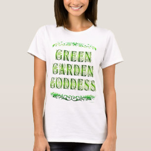 T-shirt La déesse du jardin vert Dit Tee