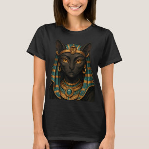 T-shirt La déesse égyptienne des chats   Bastet Golden