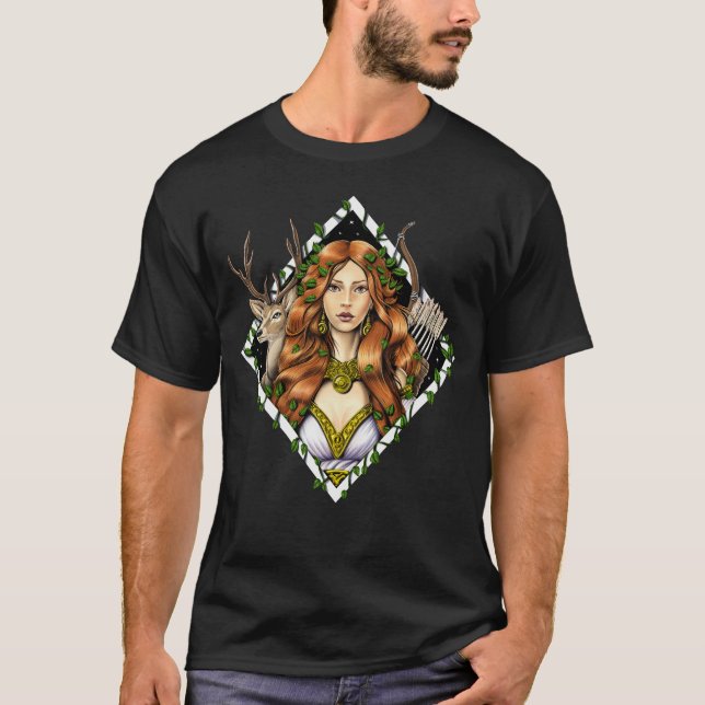 T-shirt La déesse grecque Artemis (Devant)