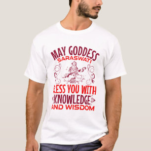 T-shirt La déesse hindoue de Saraswati Puja