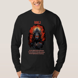 T-shirt La déesse Kali de la mort, du temps et de la fin d