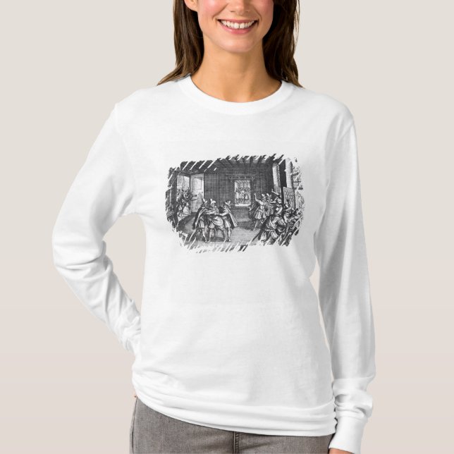 T-shirt La défenestration de Prague en 1618 (Devant)