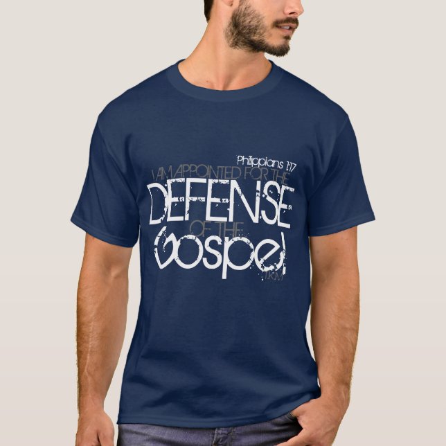 T-SHIRT LA DÉFENSE DE L'ÉVANGILE (Devant)