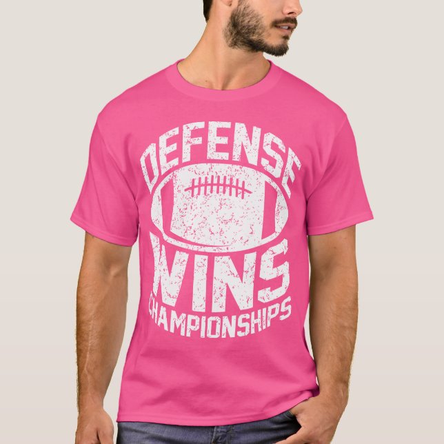 T-shirt La Défense remporte les championnats de football D (Devant)