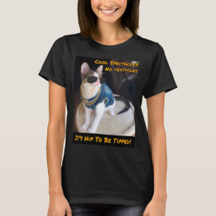 T-shirt La DÉLIVRANCE TNR de chat "c'est hanche à incliner