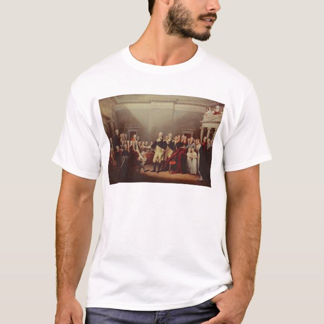 T-shirt La démission de George Washington (Devant)