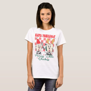 T-shirt La dentition de Noël se Joyeux petit chèque
