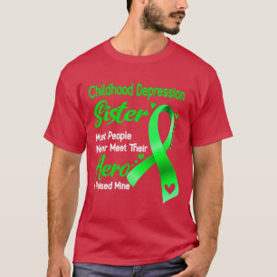 T-shirt La dépression de l'enfance La plupart des gens ne