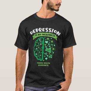 T-shirt La dépression n'est pas une faiblesse Sensibilisat
