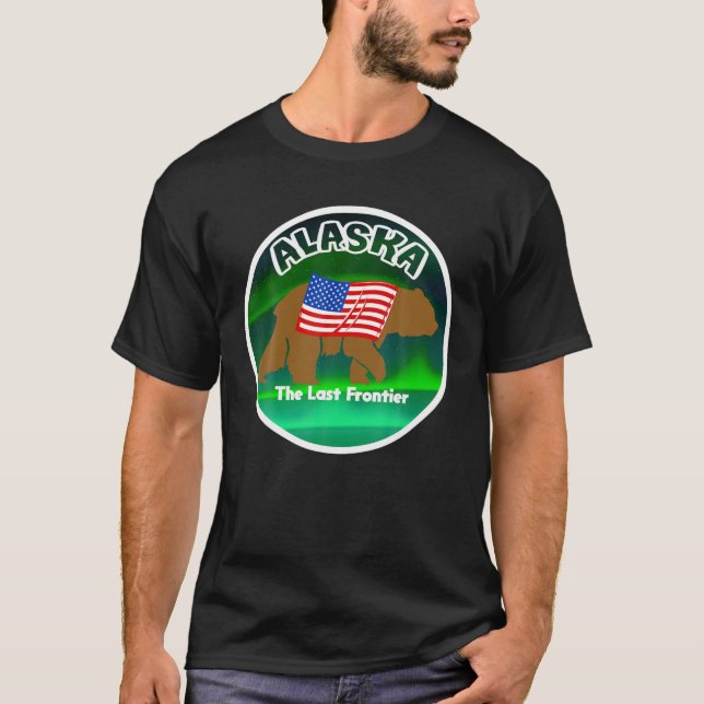 T-shirt La Dernière frontière de l'Alaska (Devant)