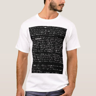 T-shirt La dernière lettre de Galois