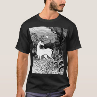 T-shirt La Dernière Licorne dans l'ombre du garçon de la f