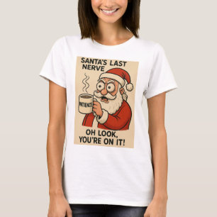T-shirt La dernière ligne de conduite du Père Noël