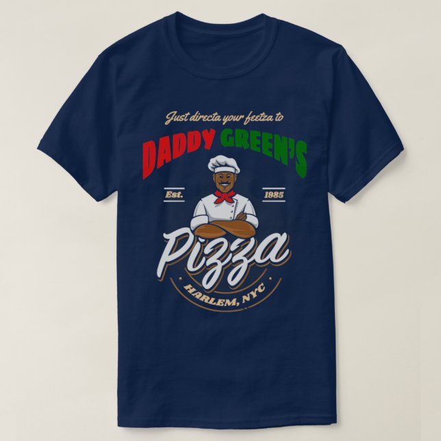 T-shirt La Dernière Pizza Dragon Daddy Greens (Design devant)