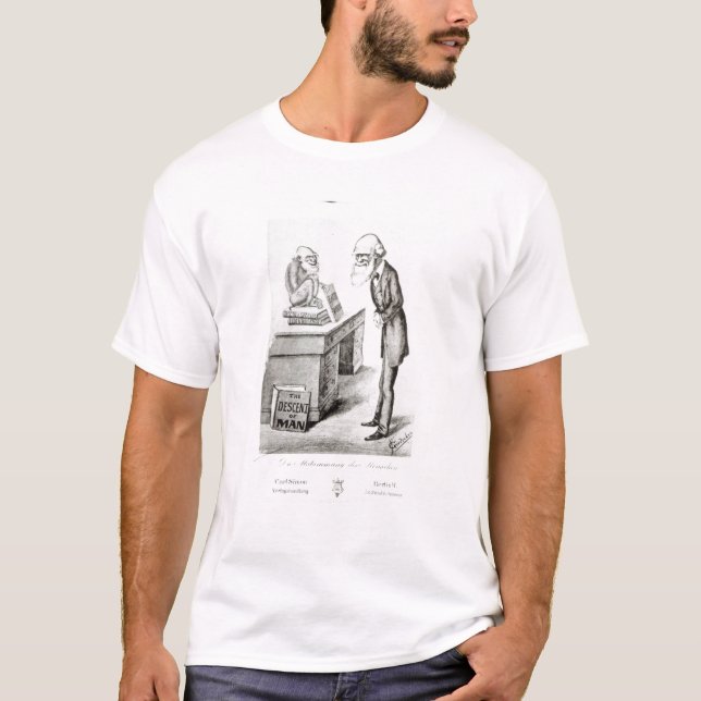 T-shirt La descente de l'homme (Devant)