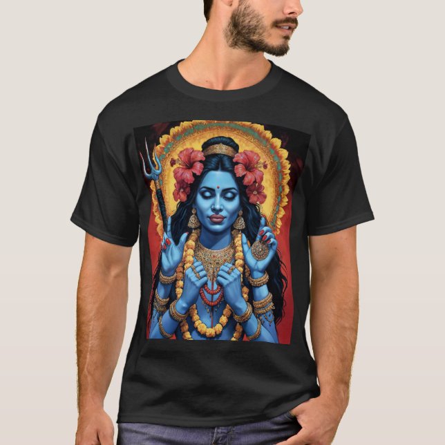 T-shirt La Destructrice du Mal Déesse Kali (Devant)