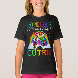 T-shirt La Deuxième Classe A Juste Beaucoup Cuter Unicorn