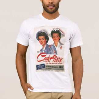 T-shirt La deuxième guerre mondiale d'infirmière de cadet