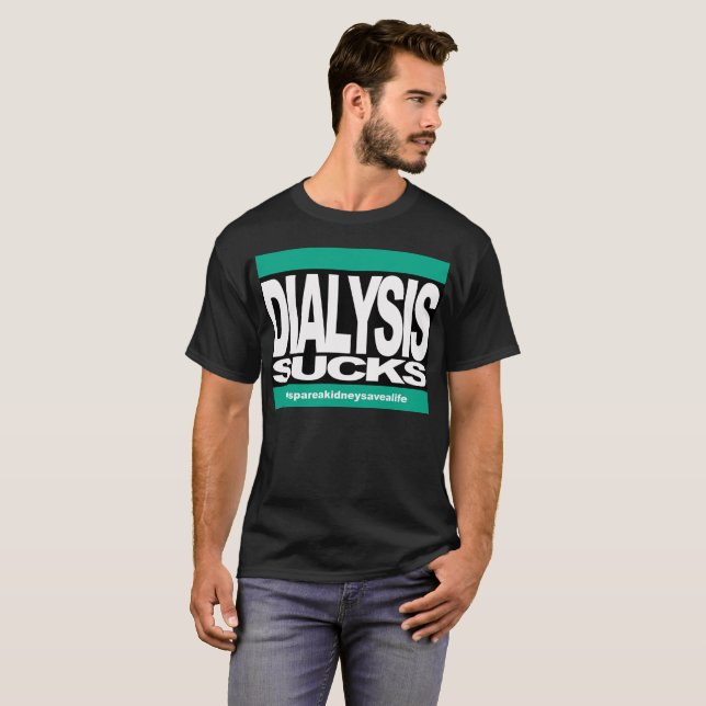 T-shirt La dialyse suce (Devant entier)