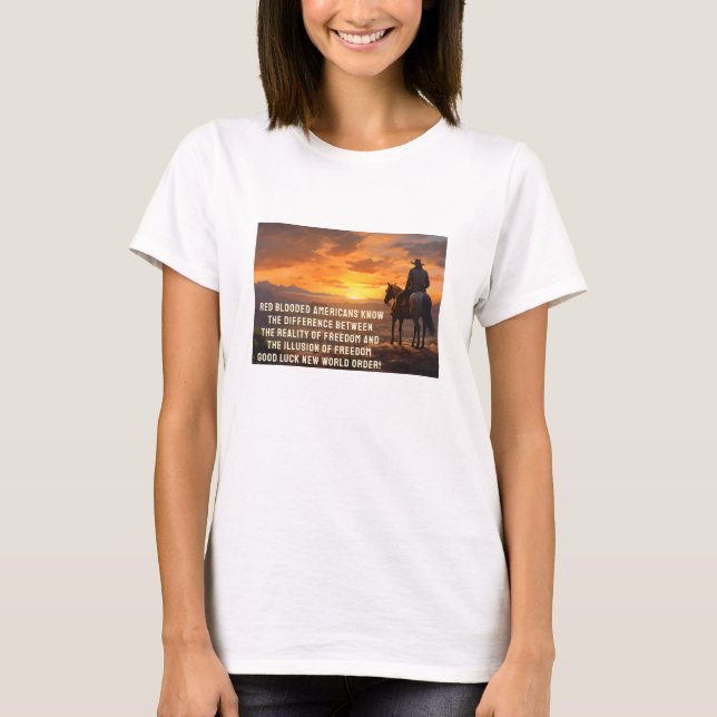 T-shirt La différence - coucher de soleil (lumière) T-shir (Devant)