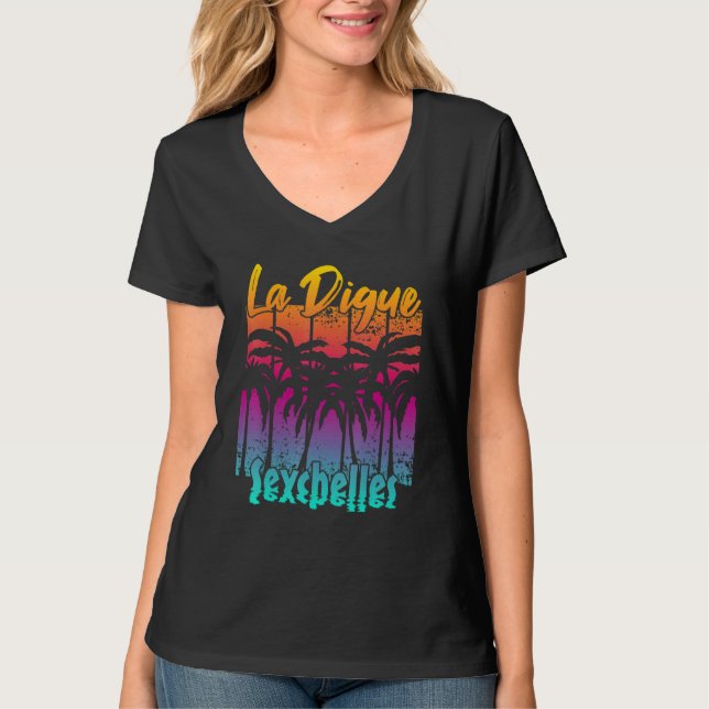 T-shirt La Digue Seychelles (Devant)