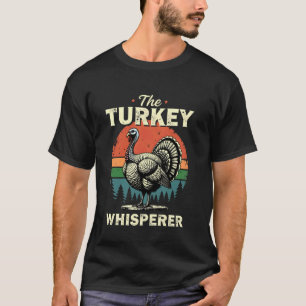 T-shirt La dinde Chuchoteuse Cuisine Vintage Thanksgiving
