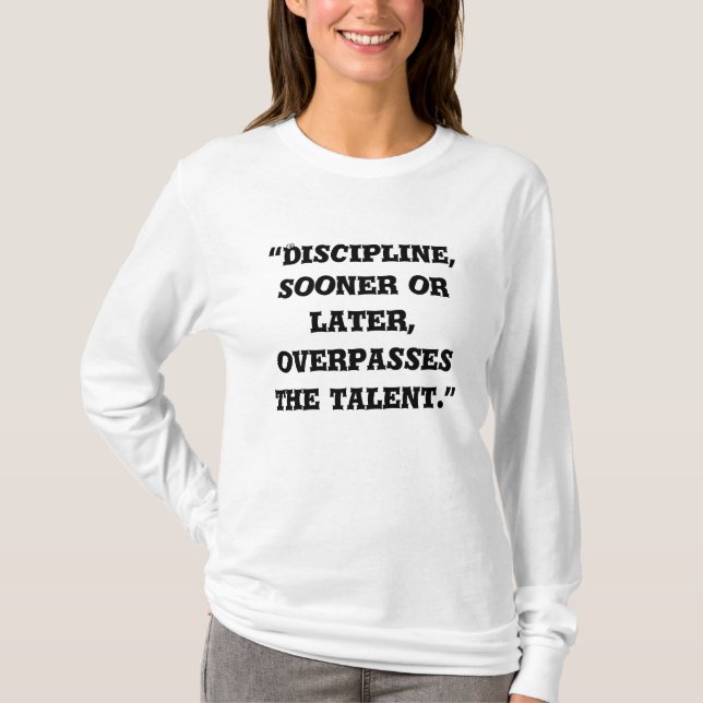 T-shirt La discipline (Devant)