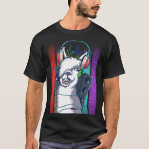 T-shirt La Disco Llama Est Mon Esprit Animal