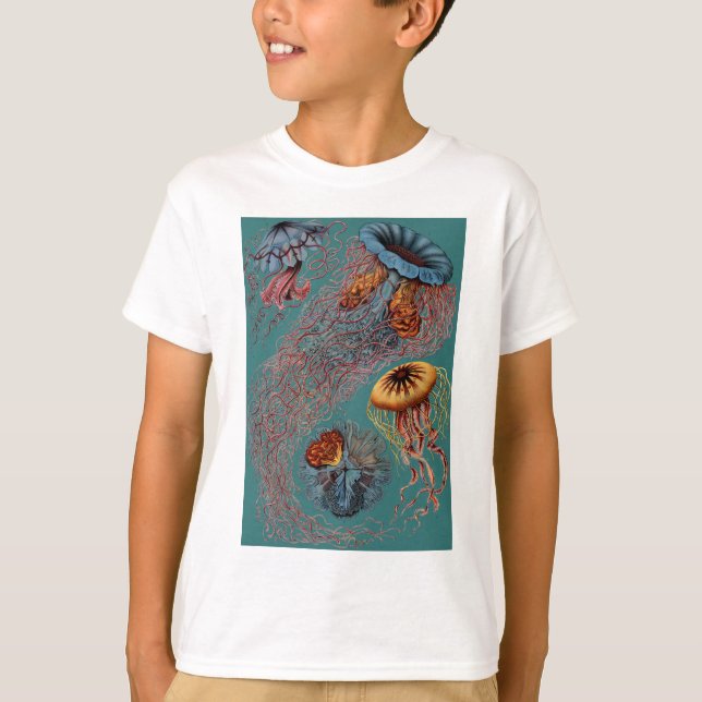 T-shirt La disco Medusae d'Ernst Haeckel (Devant)
