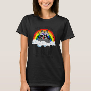 T-shirt La discrimination est Trash Raccoon Rainbow Flag G