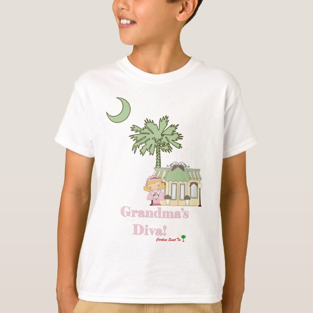 T-shirt La diva de la grand-maman (Devant)