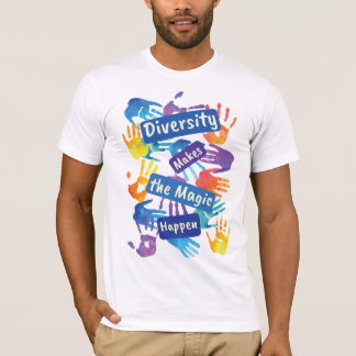 T-shirt La diversité fait de la magie la justice sociale