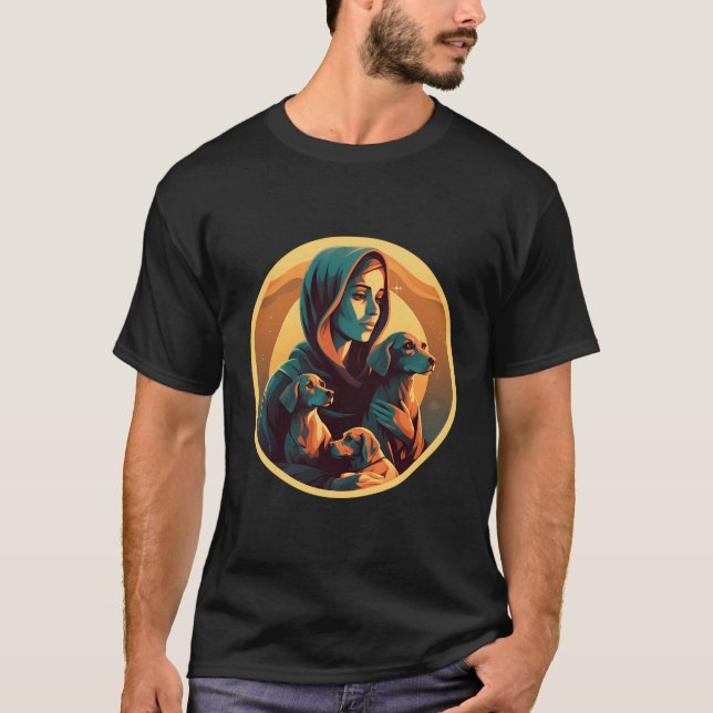 T-shirt La Dogmère Fête L'Amour Des Chiens (Devant)