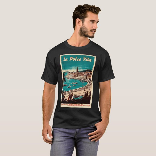 T-shirt La Dolce Vita - Édition Limitée (781) (Devant entier)