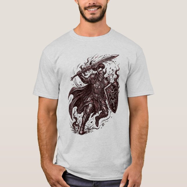 T-shirt La Dominion Écarlate de Zepar (Devant)