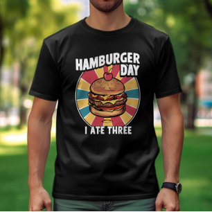 T-shirt La douce surprise : Hamburger avec une cerise sur