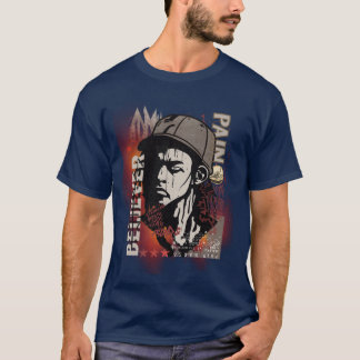 T-shirt La douleur fait croire | Graphique Grunge motivant