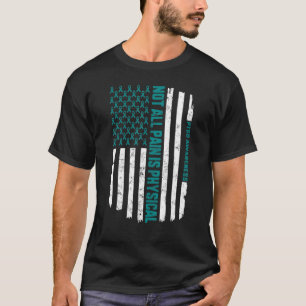 T-shirt La douleur n'est pas toute physique PTSD Sensibili