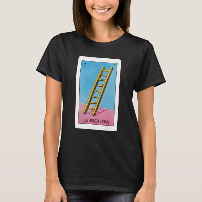T-shirt La Escalera Lotterie Cadeau L'échelle Carte Mexica (Devant)