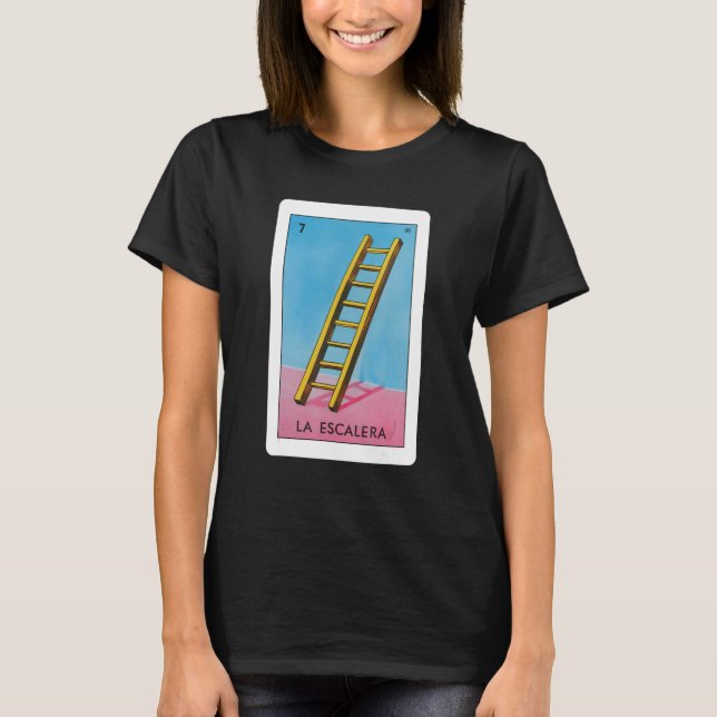 T-shirt La Escalera Lotterie Cadeau L'échelle Carte Mexica (Devant)